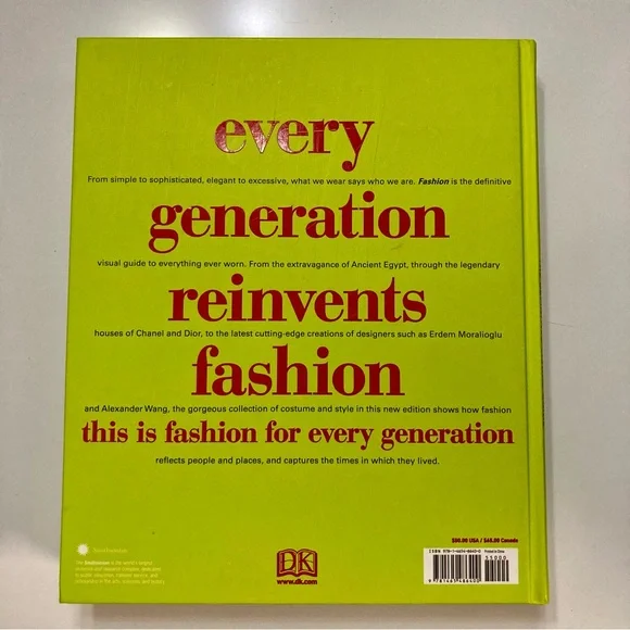 DK/Smithsonian FASHION Coffee Table Book - Picture 3 of 14